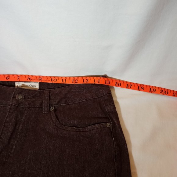 Coldwater Creek Brown Boot Cut Jeans Size 8 - Picture 9 of 13
